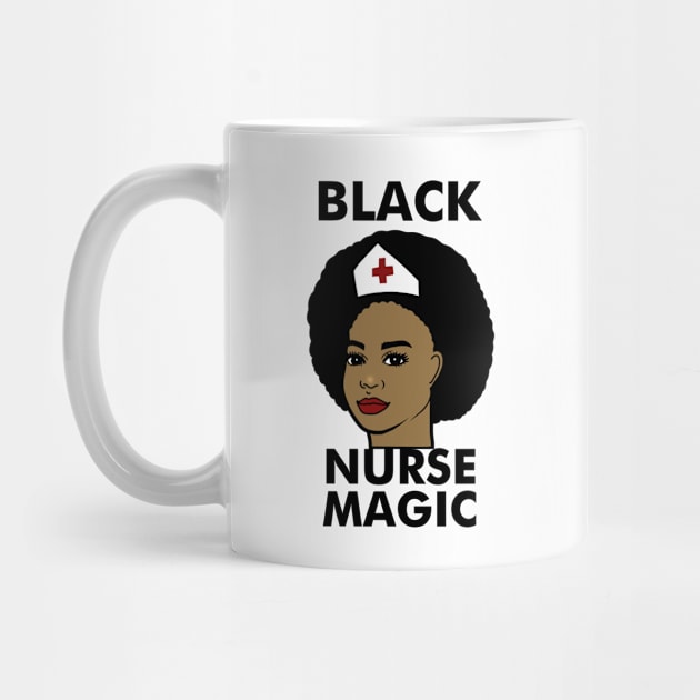 Black Nurse Magic Afro Black History by dukito